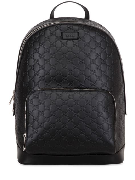 gucci black backpack for men|Gucci black small backpack.